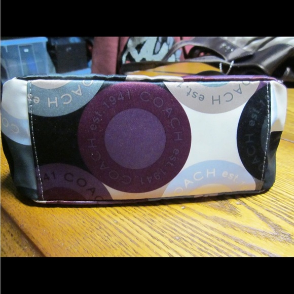 Coach Satin Signature Buttons small purse - Picture 2 of 6